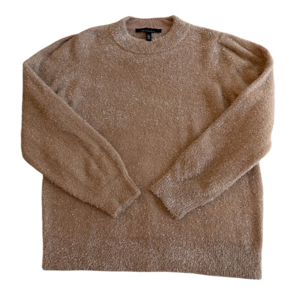 WHBM Metallic Tinsel Trim Sweater NWT - Picture 3 of 9